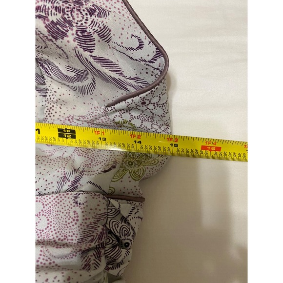 Halter V-Neck Y2K Chiffon Midi Dress Women's Size 6 Built in Bra Purple Lavender - Picture 8 of 11